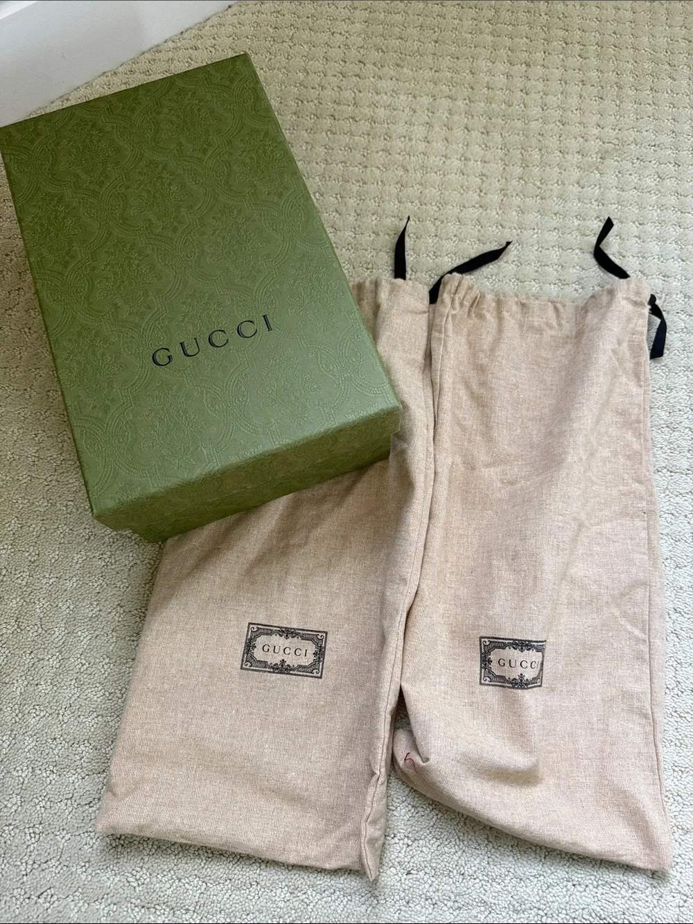 Gucci Black Quilted Leather Espadrilles with Gold Double G
